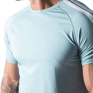 Camiseta de verano de alta calidad para hombres, camisa fresca de 210gsm, 100% algodón, venta al por mayor, con logotipo personalizado impreso, de fábrica - Product Image 3