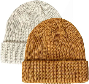 Custom Logo Puff Printing Waffle Knit Acrylic/<b>Wool</b> <b>Beanie</b> Soft Warm Ribbed Winter Unisex Casual Outdoor Stretchy Cuff - Product Image 1
