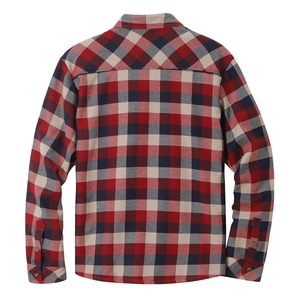เสื้อเชิ้ตผ้าฟลีซลายสก็อตผ้าฝ้าย 100% สไตล์ลำลองสำหรับผู้ชาย ฤดูใบไม้ร่วง ฤดูหนาว เสื้อแจ็คเก็ตผ้าแฟลนเนลบุซับในหนานุ่ม อุ่นสบาย - Product Image 4