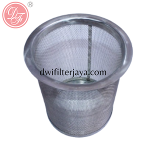 Tube filtrant en acier inoxydable à anneau micronique, à bride et à maille fine - Product Image 2