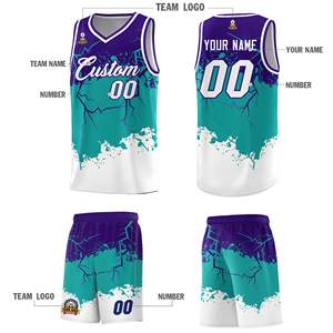 Uniformes de Baloncesto Personalizados de Alta Calidad para Hombre y Mujer, Tallas Grandes, con Técnica de Sublimación, Transpirables, de Secado Rápido y Anti-UV, en Oferta - Product Image 4