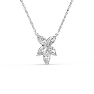 Exclusivo Colgante de Diamante Cultivado en Laboratorio de Corte Brillante Redondo de 1.5 Quilates, Certificado por IGI, de Lujo, Chapado en Oro sobre Plata 925 para Mujer - Product Image 6