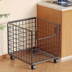 Cesto de ropa metálico para baño, para ropa húmeda y seca, con revestimiento antirust y larga duración - Product Image 1