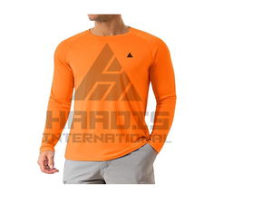 T-shirt à manches longues pour homme, qualité supérieure, personnalisé, couleur unie, style streetwear - Product Image 4