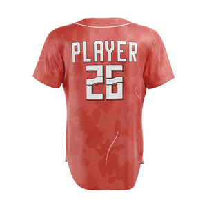 Camiseta de Béisbol para Mujer, Tallas Grandes, Ropa Deportiva de Alto Rendimiento, Control de Humedad, Protección UV, Proveedor de Uniformes Personalizados para Equipos - Product Image 2