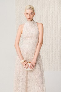 New Arrival Luxurious Evening Dresses High Neck LUNARA CUTWORK COUTURE Elegant Private Label Womens Dresses for Spring/Summer - Product Image 2