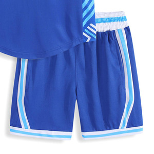 Vente en gros d'uniformes de basket-ball personnalisés de haute qualité, ensemble maillot et short pour jeunes hommes, logo imprimé unique, nouveau design - Product Image 4