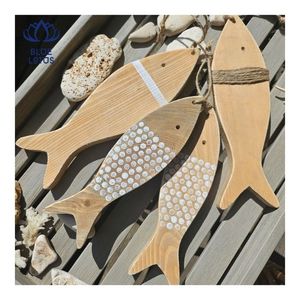 LISTO PARA ENVIAR Decoración de Peces de Madera 2026 Madera Pulida Limpia para Decoración de Estantes y Exhibición Interior Favorece la Relajación y el Masticar - Product Image 3
