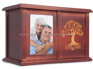 Handmade Wooden Urn <b>Box</b> <b>For</b> Adult <b>Ashes</b> Funeral human Urns Burial Urns With High Quality - Product Image 2