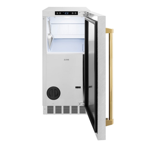 Réfrigérateur encastrable de 15 pouces avec machine à glaçons intégrée, porte en acier inoxydable, pompe de drainage pour cuisine - Product Image 4
