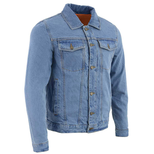 เสื้อแจ็คเก็ตคอร์ดูรอยผู้ชาย FLY HUMBLE SPORTSWEAR รุ่น Autumn Blouson ป้องกันลม คอปกพับได้ ปิดด้วยกระดุมเม็ดเดียว มีตัวเลือกโลโก้ด้านหน้า - Product Image 4