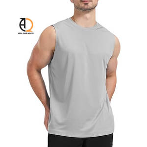 Singlet de sport pour homme, coupe ajustée, sans manches, pour l'entraînement - Product Image 1
