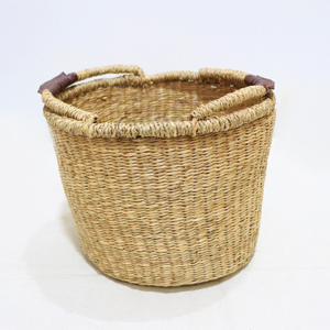 Juego de Cestas Redondas de Mimbre Rústico Artex Dong Thap, Tejidas a Mano, para Almacenamiento en la Cocina, Organizador Decorativo Ecológico para el Hogar - Product Image 3