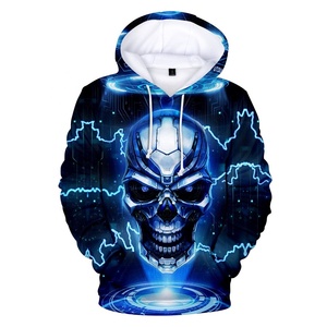 Sudaderas con Capucha de Camuflaje Personalizadas para Hombre y Mujer, Impresión 3D, Venta al Por Mayor, Alta Calidad, Invierno, 100% Algodón, Teñido Liso, Anime - Product Image 2