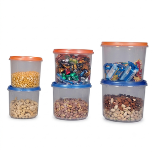 Food Grade PP Plastic Kitchen <b>Storage</b> Pails Airtight <b>Stackable</b> <b>Containers</b> Injection Molding BPA Free for Single Dry Food - Product Image 1