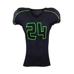 Uniformes de football américain à séchage rapide, qualité supérieure, vente en gros, étiquette personnalisée, nouvelle arrivée, 100% polyester, personnalisable - Product Image 2