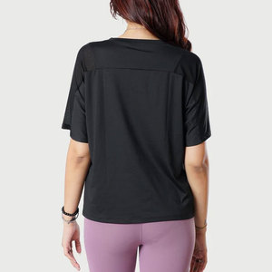 Ropa Deportiva para Mujer, Camiseta para Correr al Aire Libre, Talla Grande, Poliéster/Spandex, Elástica, Tejida, para Entrenamiento - Product Image 2
