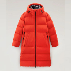Men's Long Hooded Down Puffer Jacket Solid Color Zipper Closure Windproof Casual Winter <b>Coat</b> Thick Polyester Shell - Product Image 4
