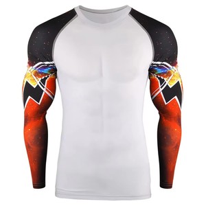 Rashguard léger de haute qualité pour hommes, dernière collection, manches longues, maillot de sport à compression unie pour adultes et garçons - Product Image 2