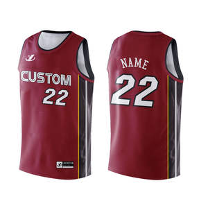 Uniforme de Baloncesto Personalizado en Rojo, Negro, Azul y Blanco, Modelo 2026, Sublimación Completa, Equipación Deportiva Profesional - Product Image 6