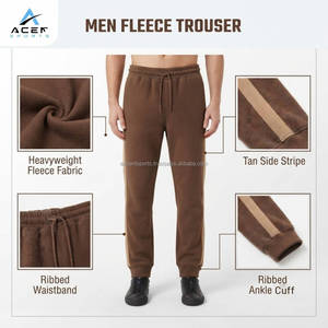 Pantalones Deportivos de Felpa para Hombre, Pantalones de Chándal de Algodón, Pantalones Casuales para Deportes, Pantalones de Gimnasio para Invierno, Ropa Personalizada OEM ODM - Product Image 6