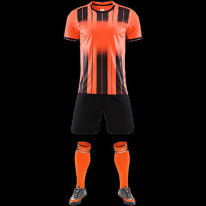 Uniforme de Fútbol Personalizado para Adultos, 100% Poliéster, Manga Corta, Secado Rápido, Antibacteriano, Conjunto Deportivo - Product Image 1