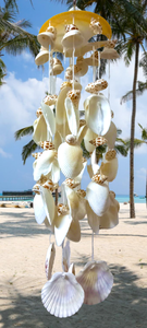 OFERTA ESPECIAL: Campana de Viento de Conchas Marinas Naturales Hecha a Mano, Decoración Colgante Costera, Proveedor Mayorista para Exportación - Product Image 2
