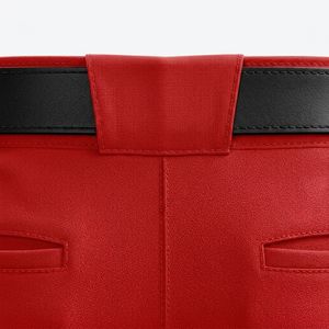 Pantalon de baseball pour enfants, taille petite, style fuselé, avec ceinture, ourlet durable, respirant, personnalisable, vente en gros, OEM - Product Image 4