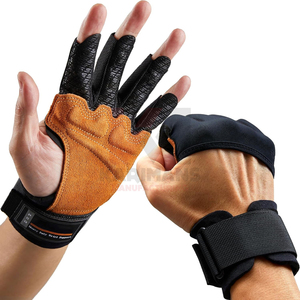Custom Logo Weightlifting Gloves Men Women Gym Grip Workout Training Fitness Gloves Supplier - Product Image 1