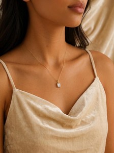 Gorgeous 14K Gold 3.00CT VS1 Radiant Cut Diamond Pendant Necklace Sparkly Lab Grown <b>for</b> Lover <b>Gift</b> <b>For</b> Weddings Engagement <b>Her</b> - Product Image 4