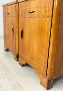 Mesita de Noche Moderna Minimalista de Madera Ecológica de la Mejor Calidad con Cajones, Diseño Europeo para Dormitorio y Sala de Estar - Product Image 4