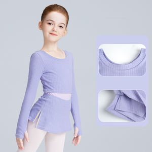 Justaucorps de gymnastique à manches longues pour femmes, uniforme de compétition avec strass, personnalisé pour la vente en ligne - Product Image 4