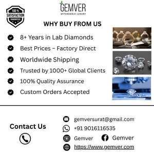 Par de diamantes cultivados en laboratorio de 40 quilates, corte en forma de cometa, claridad VS, corte excelente, personalizados para la fabricación de joyas, de Gemver Diamond - Product Image 6