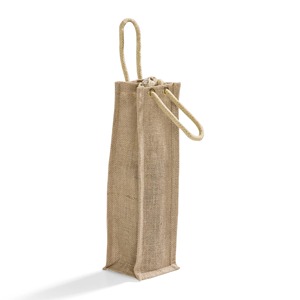 Natural Fiber Wine <b>Bottle</b> <b>Bag</b> for Vineyard Merchandise and Event Packaging - Product Image 1