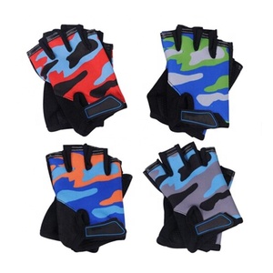 Qualité supérieure couleur personnalisée nouveau Design demi-doigt garçons et filles vélo vélo Scooter gant cyclisme USA 2023 - Product Image 4
