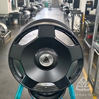 722Auto Jante noire monobloc forgée 20-22 à rebord profond 5x112, style classique de luxe pour Mercedes Classe S Maybach