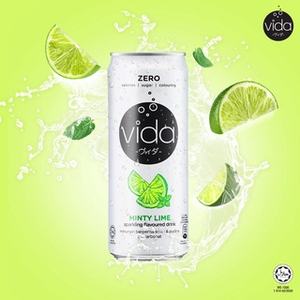 Zero Sugar Quench Sparkling Minty Lime Soda From Malaysia Halal Certified <b>Carbonated</b> Vitamin C Beverages Sugar-Free - Product Image 2