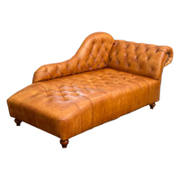 Canapé Chesterfield 2 places en cuir véritable, taille King Size, pour salon, villa, salle à manger, canapé moderne le plus vendu 2024, pas cher