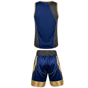 Servicio OEM, Uniforme de Boxeo de Último Diseño, Uniforme de Boxeo de Primera Calidad, Conjunto de Uniformes de Boxeo sin Mangas - Product Image 3
