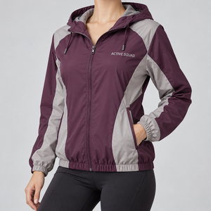 High Quality <b>Women</b> <b>Windbreaker</b> Jacket Quilted Breathable Windproof Nylon Outdoor Wholesale Customized - Product Image 1