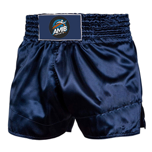 Pantalones Cortos de Muay Thai Unisex Más Vendidos, de Alta Calidad, en Spandex/Poliéster, de Secado Rápido, Transpirables, Personalizables, Servicio OEM - Product Image 1