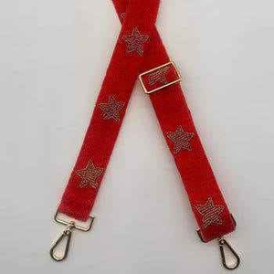 Bufanda Artesanal de Algodón con Cuentas, Letras Naranjas 'Go Pokes', Forma Rectangular, Accesorio de Manualidades - Product Image 5