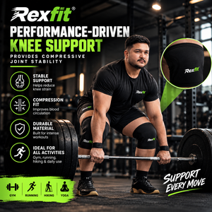 Genouillères de compression professionnelles pour la gym, soutien pour les squats, les soulevés de terre, l'entraînement physique, fabricant OEM ODM sur mesure - Product Image 4