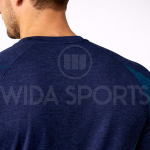 Camiseta Deportiva Personalizada para Hombre, Delgada, Transpirable, Ecológica, que Absorbe la Humedad, para Entrenamiento, Running, Marca Privada - Product Image 5