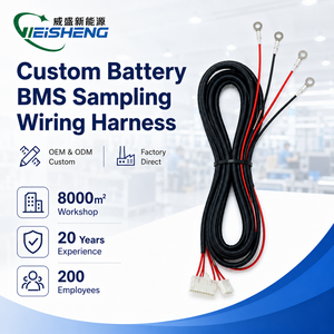Harness Kabel Pemantau Baterai Kustom BMS Pengumpul Tegangan Terminal Cincin OEM - Product Image 1