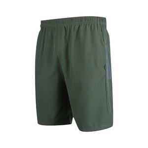 Pantalones Cortos de Entrenamiento de Color Personalizado Directo de Fábrica con Cintura Ajustable con Cordón y Dobladillos Duraderos de Doble Costura - Product Image 1