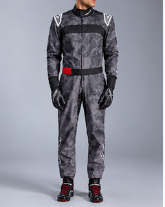 Mono de Carreras para Hombre, Gris Camuflaje, Transpirable, Impermeable, de Secado Rápido, Poliéster, Manga Larga, para Karting y Automovilismo, Todas las Temporadas - Product Image 6