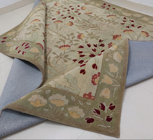 Tapis KNOT RUG en laine tuftée à la main, haute qualité, multicolores, fait main, écologique, pour salon, chambre d'enfants, hôtels, bureau - Product Image 2