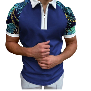 Polo à manches courtes rayé pour homme de haute qualité, coton premium, respirant, doux, confortable, léger, coupe classique - Product Image 6