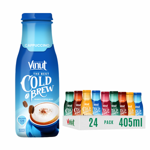 กาแฟโคลด์บรูว์ วีนัท อาราบิก้า โรบัสต้า 405 มล. จากเวียดนาม ปลอดจีเอ็มโอ ผลิตจากโรงงานโดยตรง ปราศจากนมและกลูเตน มีตัวอย่างให้ทดลอง รับผลิตแบบ OEM/ODM - Product Image 1